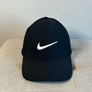 Nike Golf Legacy91 Dri-Fit Strapback Adjustable Hat Cap Polyester Swoosh Black